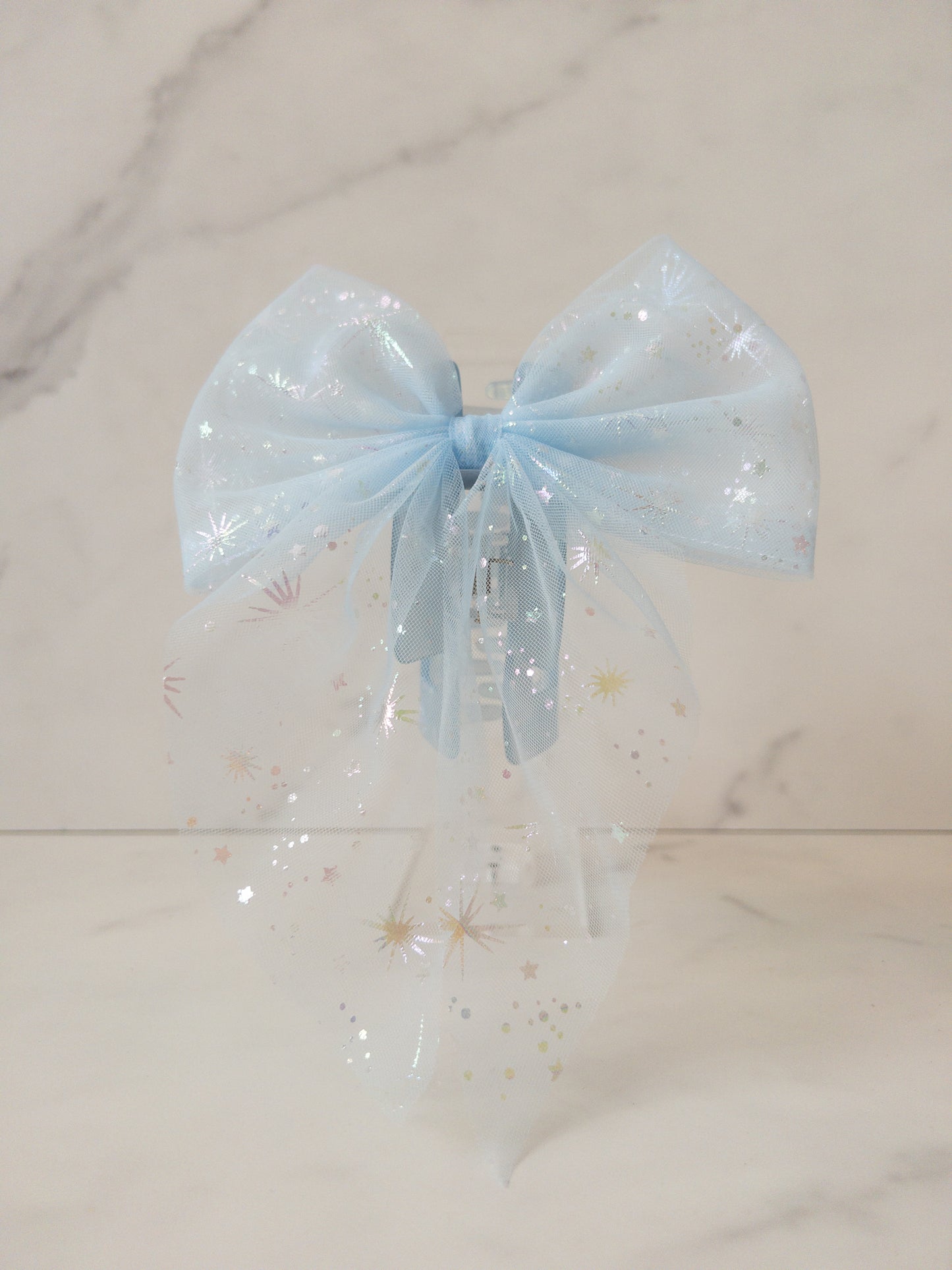 Pixie Dust Bow Claw Clip