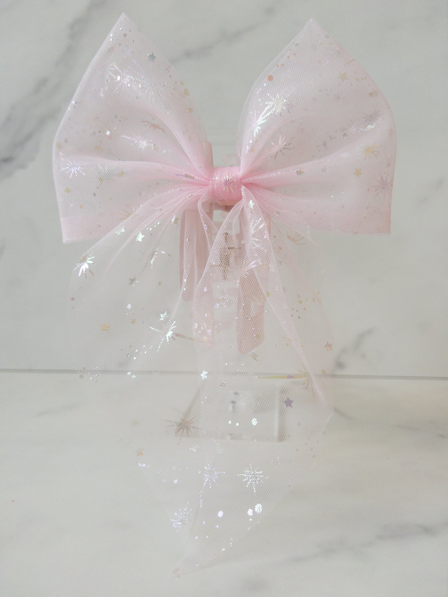 Pixie Dust Bow Claw Clip