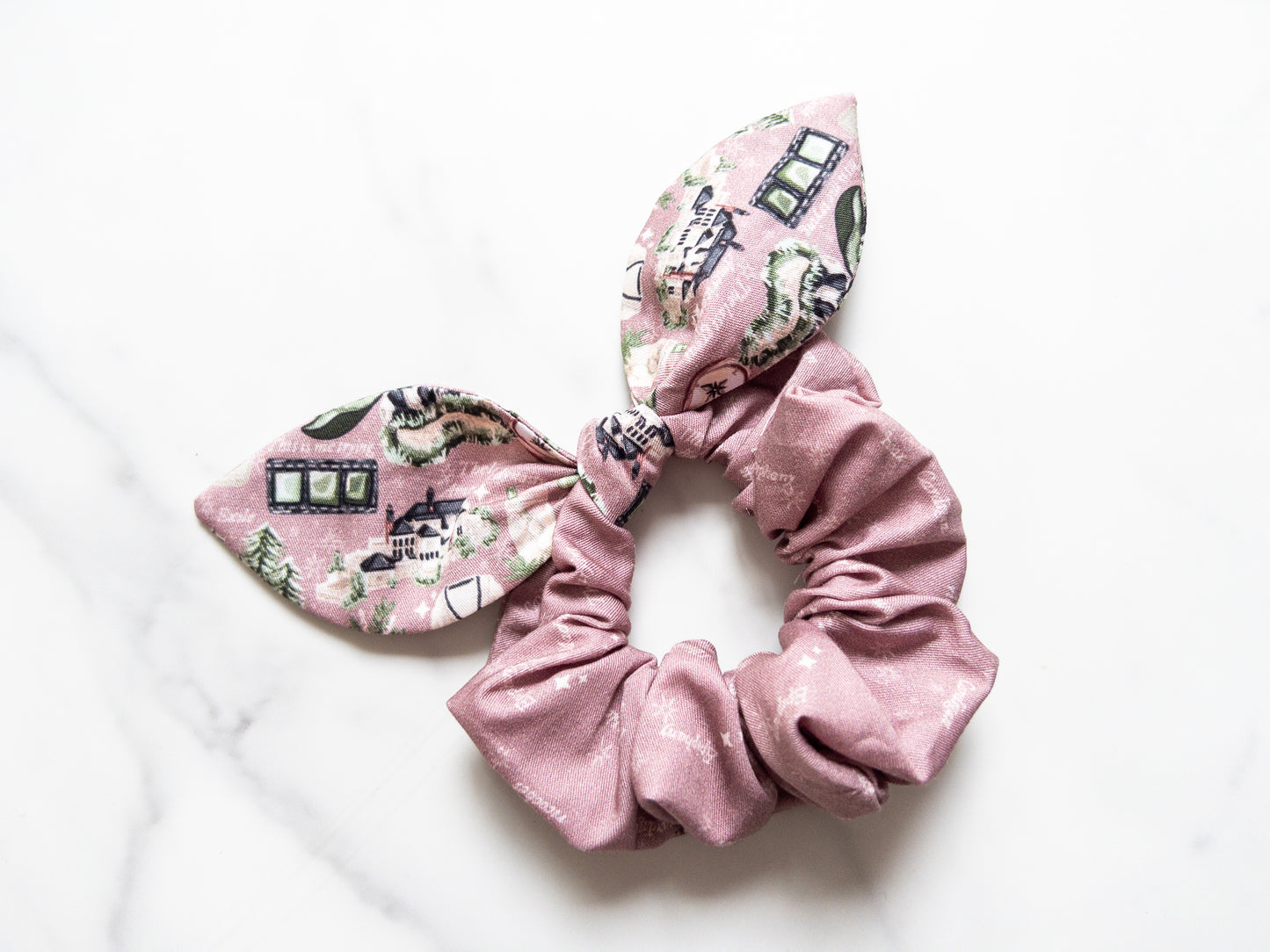 Cardigan Bow Scrunchie