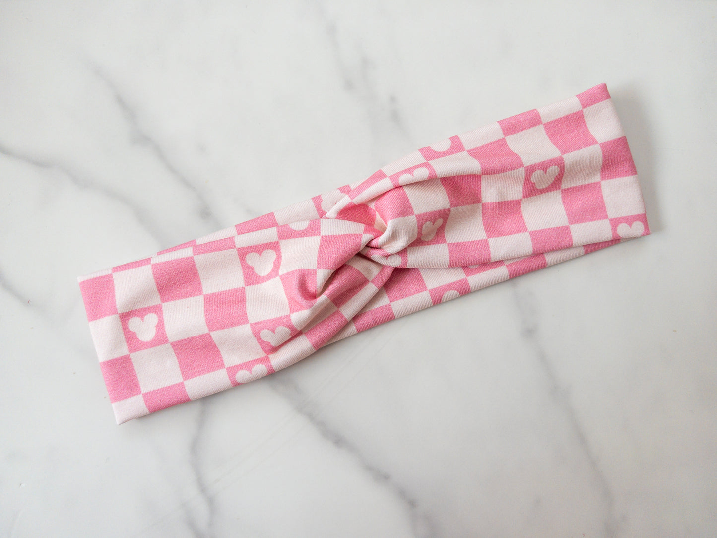 Checkered Magic Stretch Twist Headband