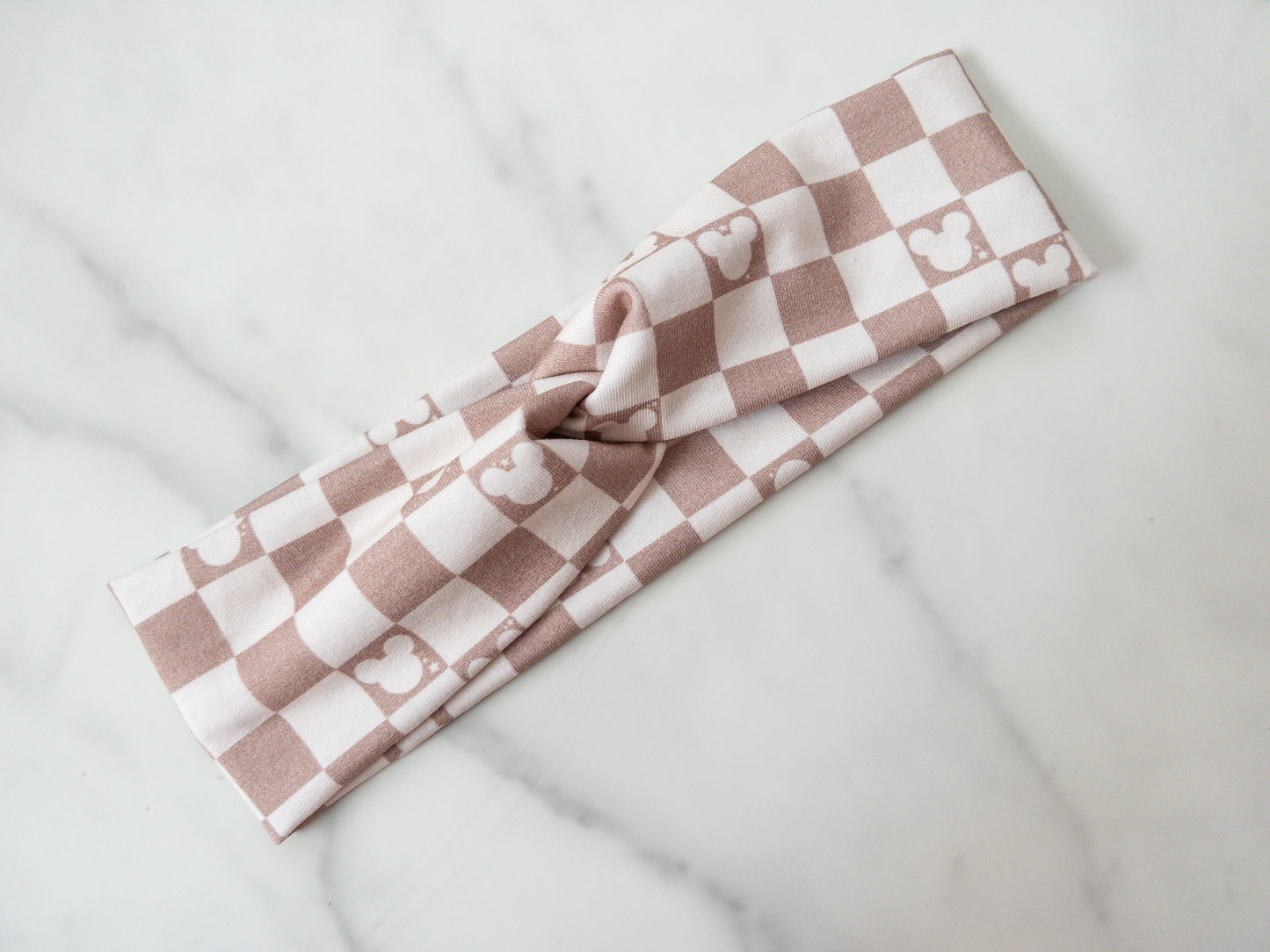 Checkered Magic Stretch Twist Headband