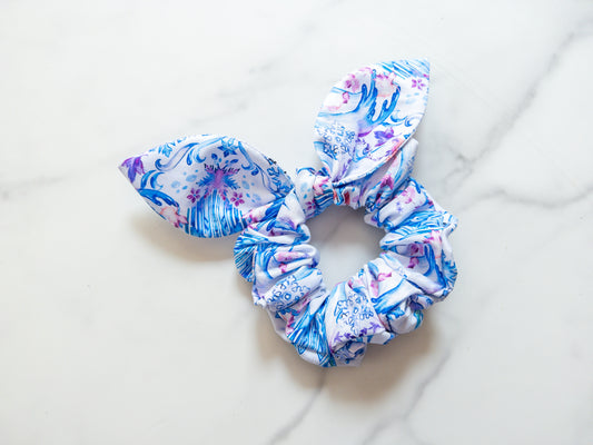 Ice Castles Bow Scrunchie