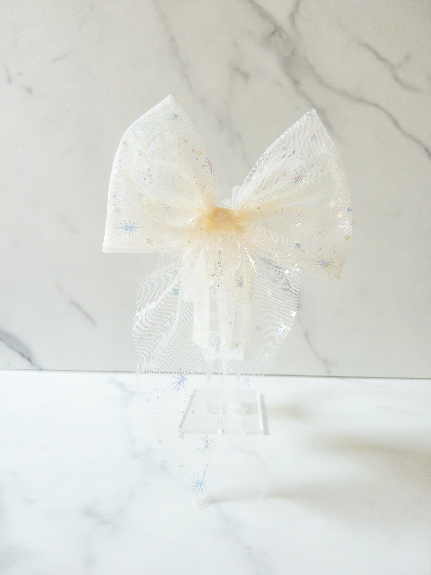 Pixie Dust Bow Claw Clip