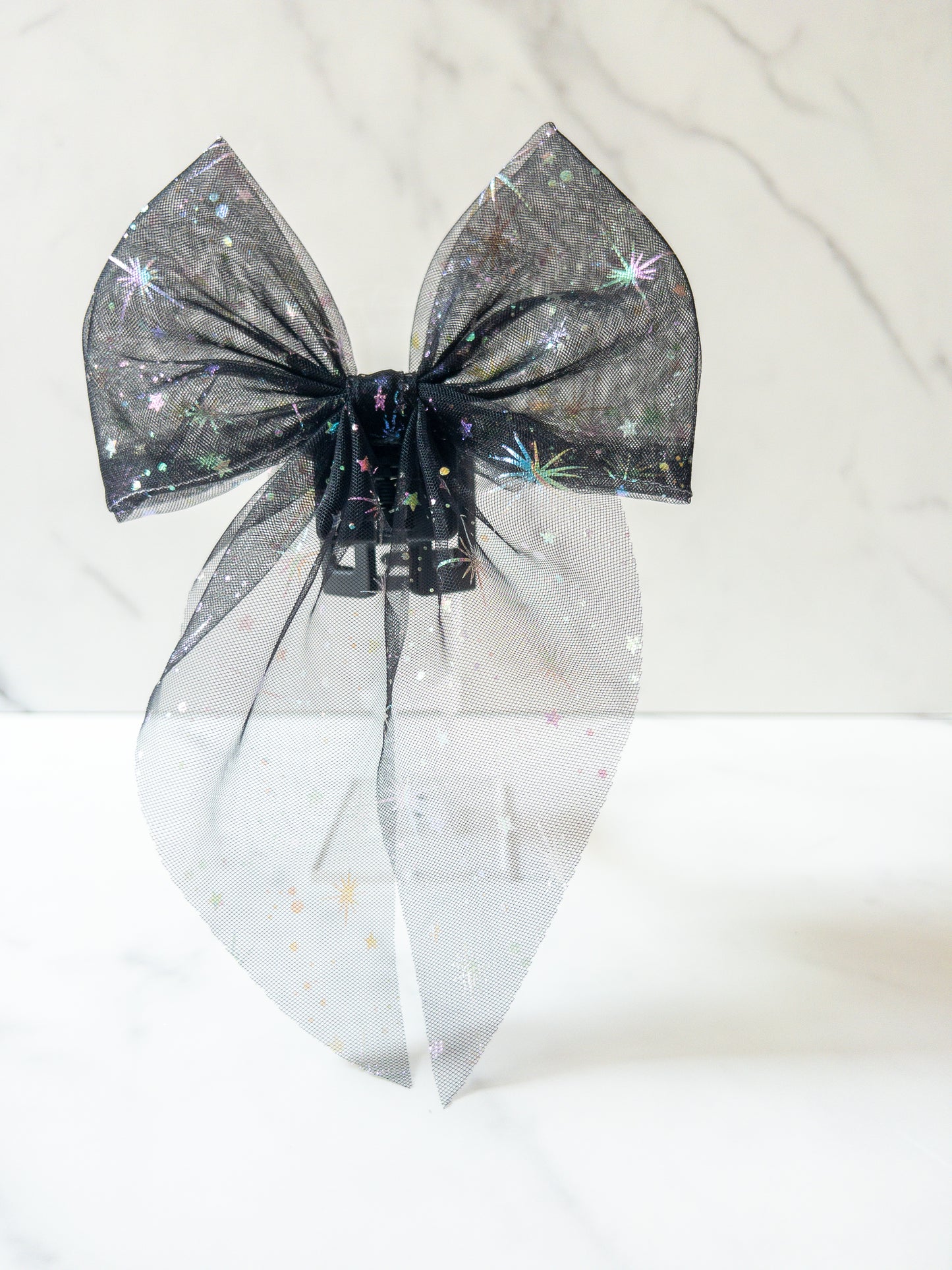 Pixie Dust Bow Claw Clip