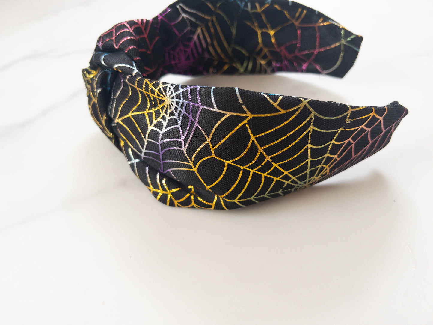 Spiderweb Top Knot Headband