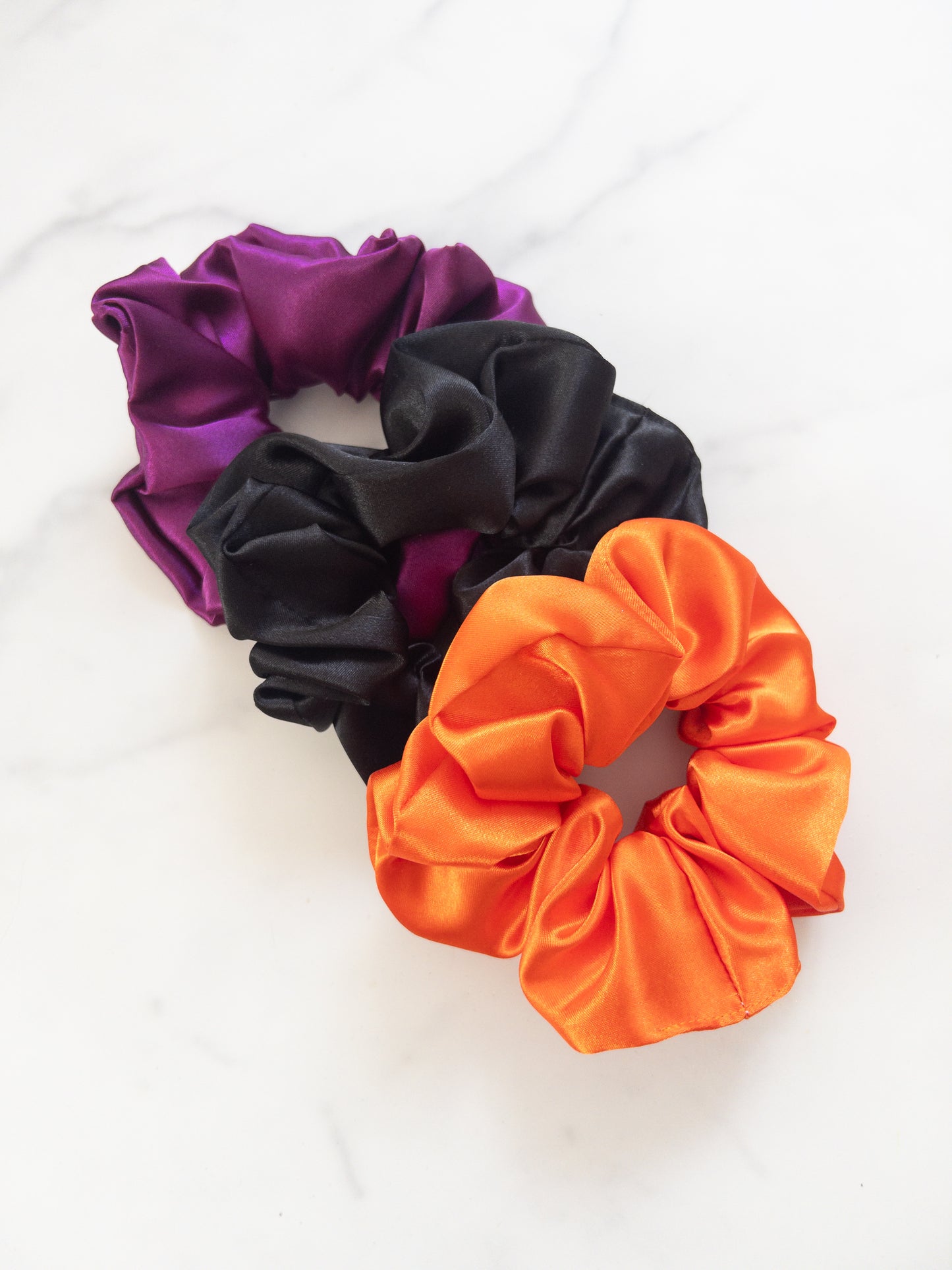 Seasonal Satin Scrunchies