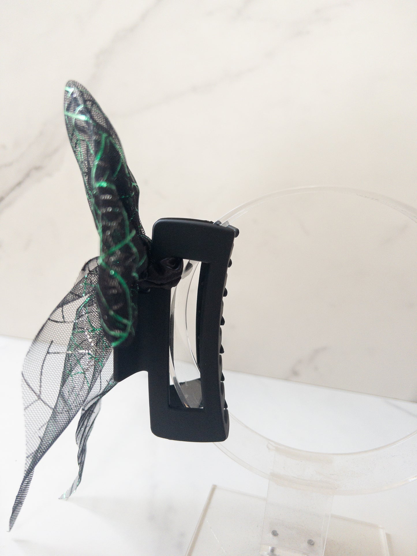 Spiderweb Bow Claw Clip