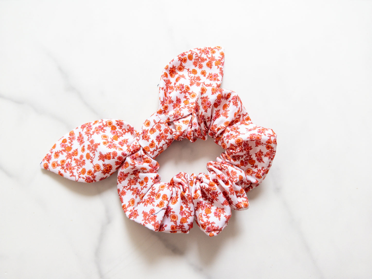 Harvest Floral Bow Scrunchie