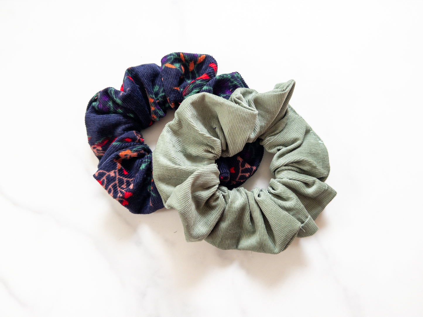 Seasonal Corduroy Scrunchie