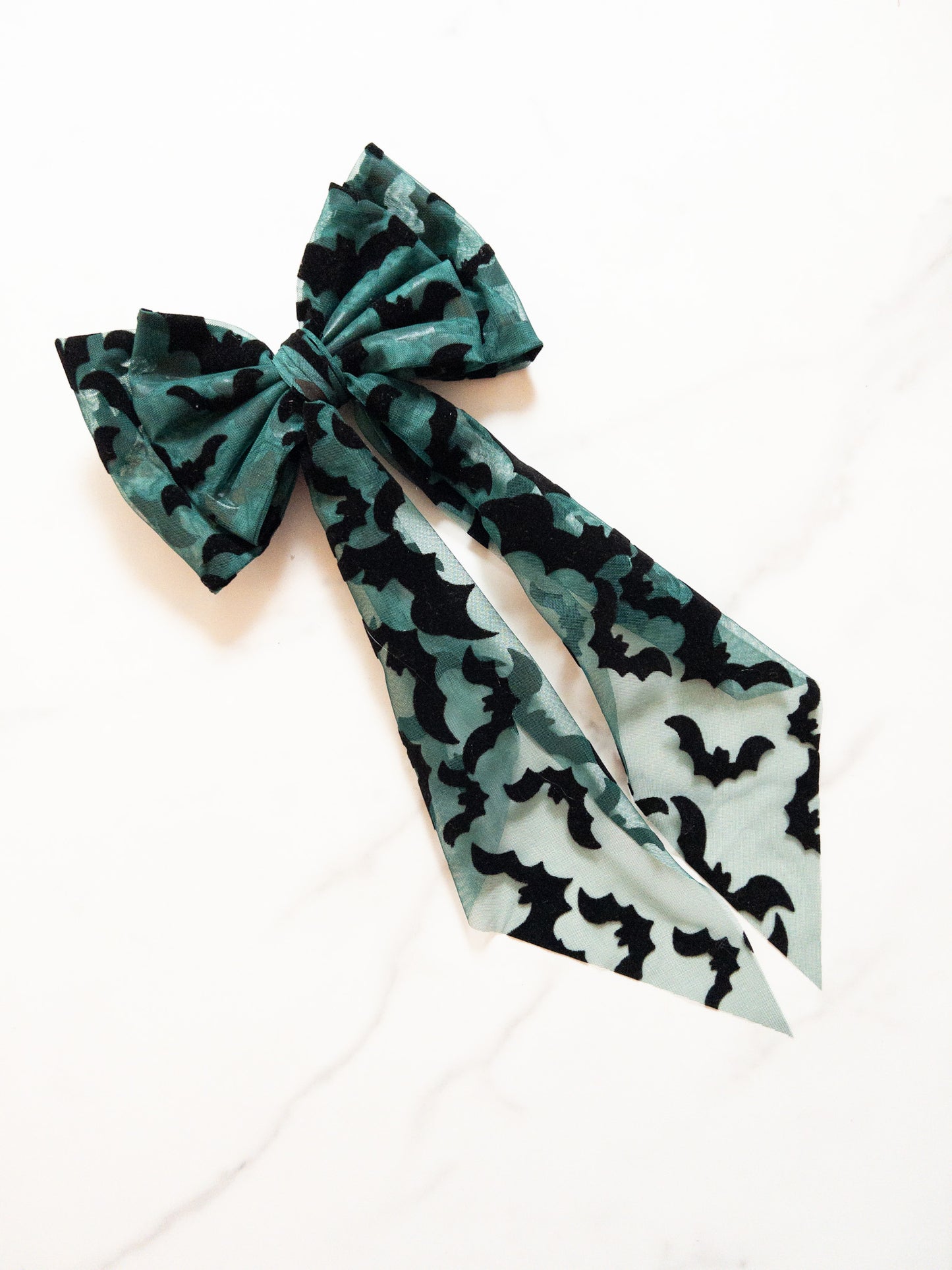 Freakin' Bats Tulle Hair Bow