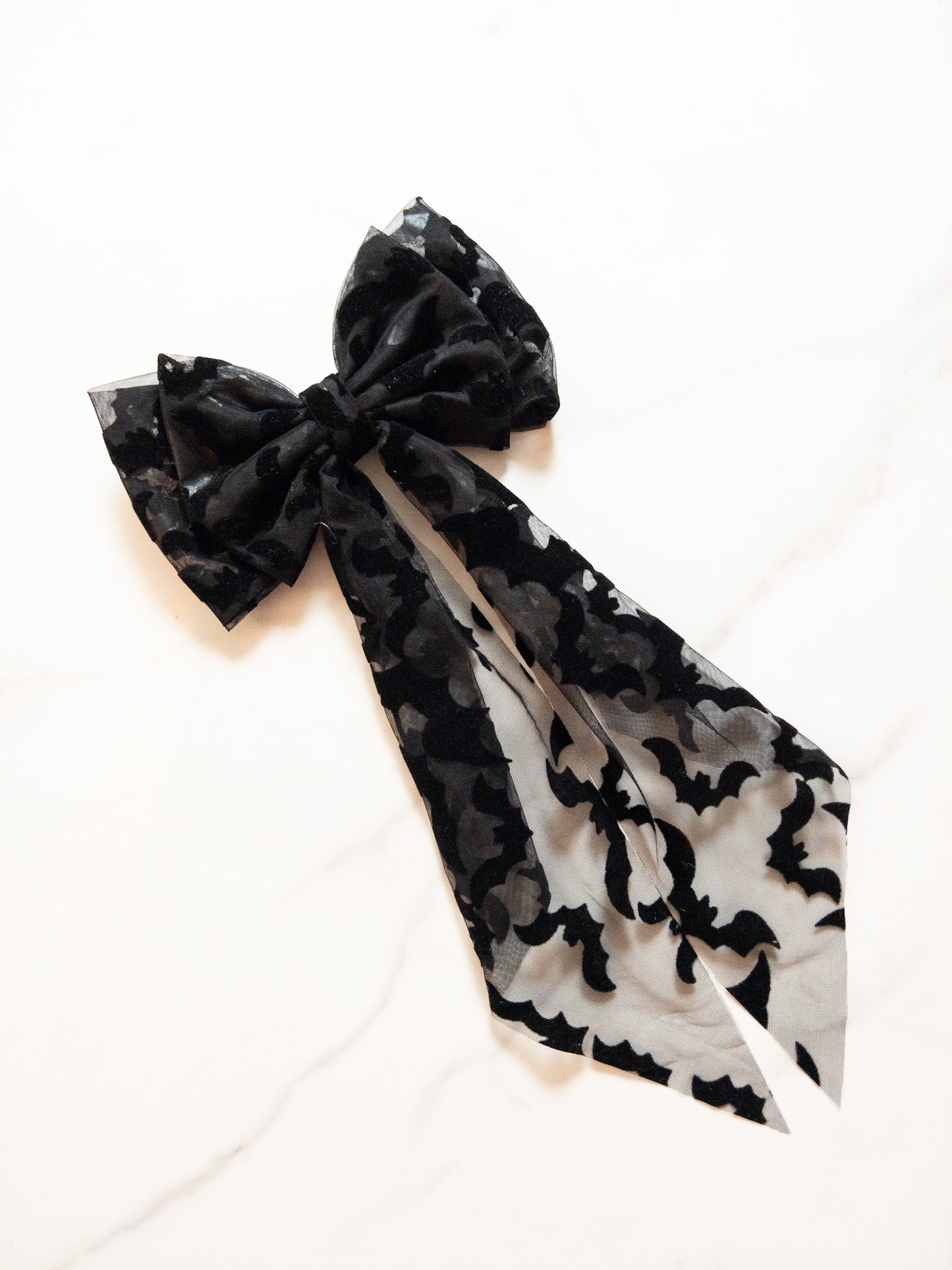 Freakin' Bats Tulle Hair Bow