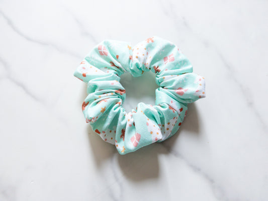 Winter Mint Christmas Scrunchie