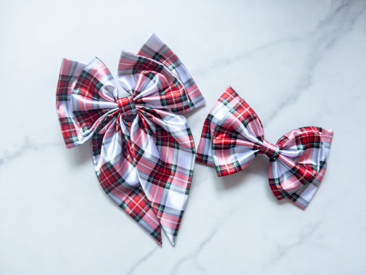 Holiday Plaid Eloise Bow