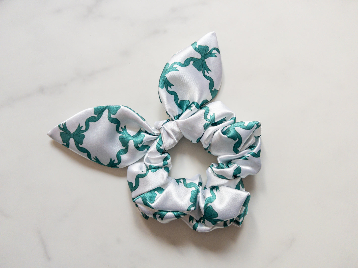 Satin Ribbons & Bows Bow Scrunchie