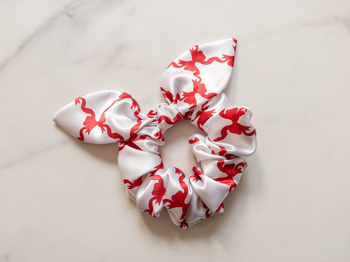 Satin Ribbons & Bows Bow Scrunchie