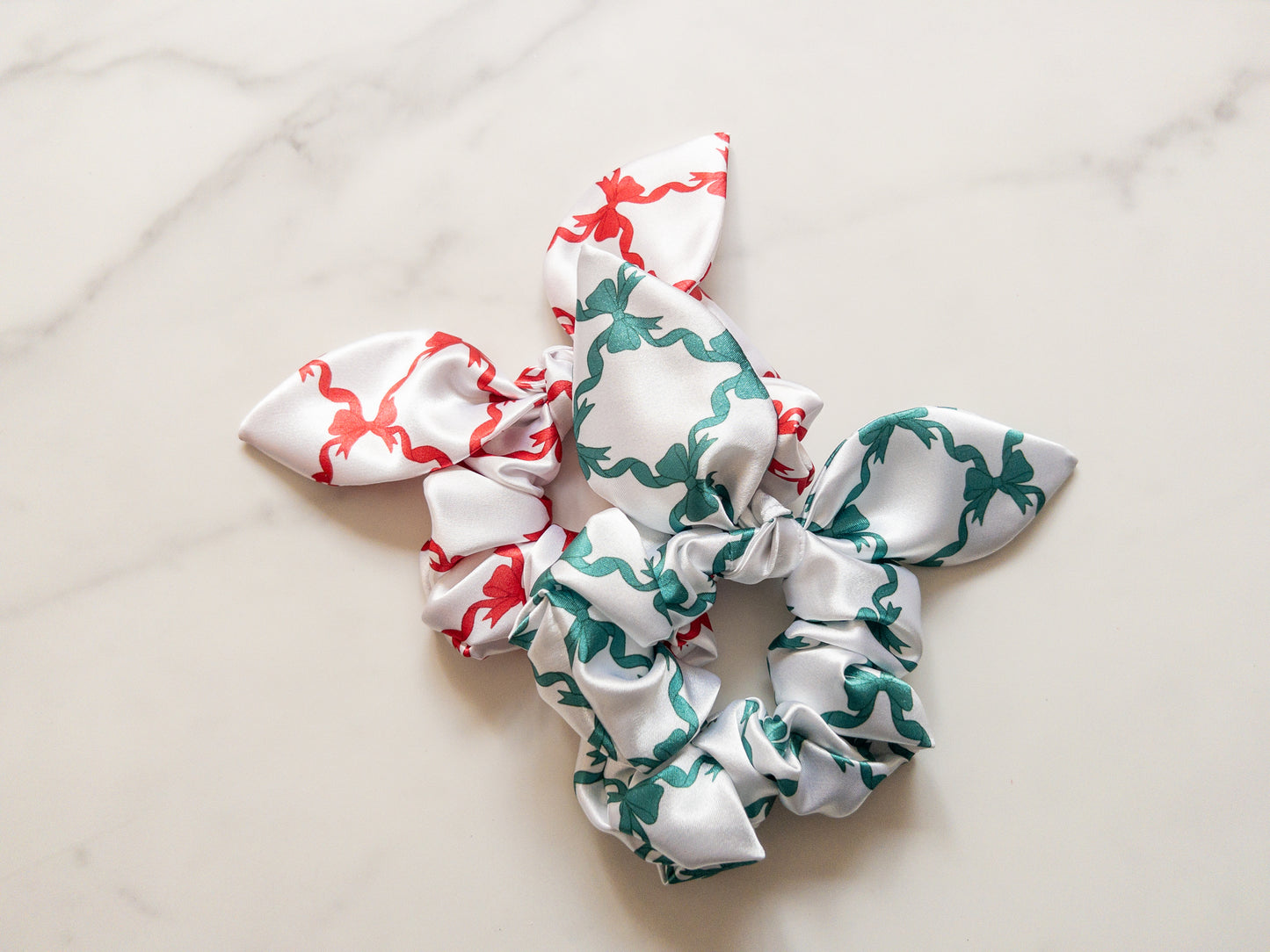 Satin Ribbons & Bows Bow Scrunchie