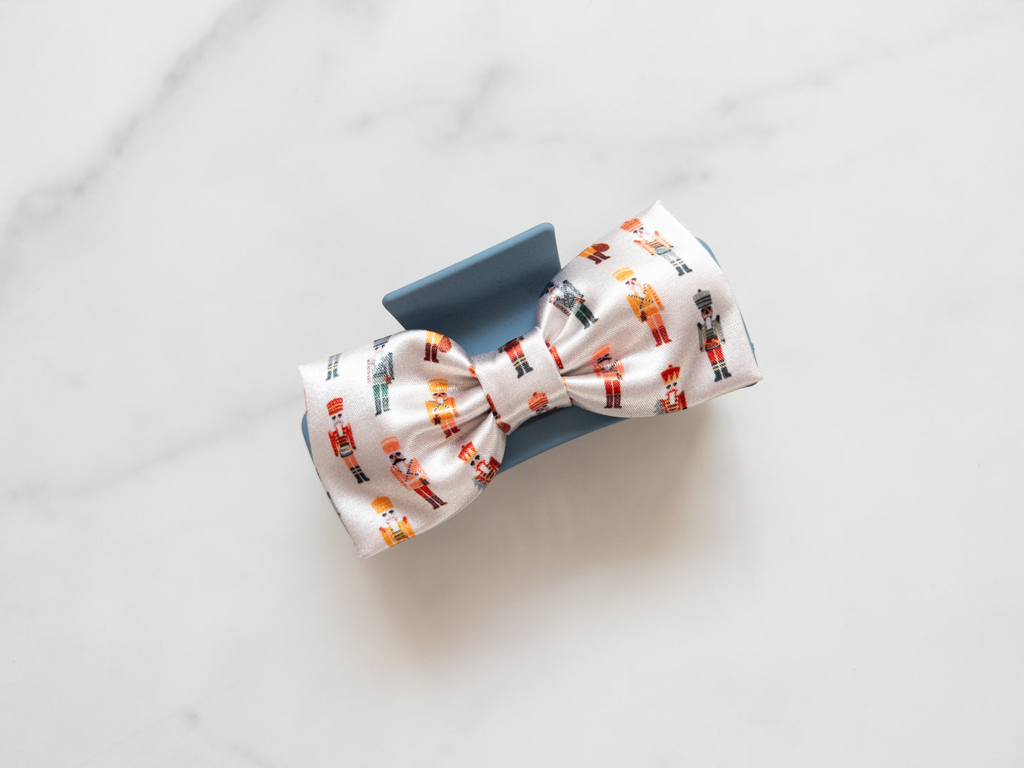 Nutcracker Suite Satin Bow Claw Clip