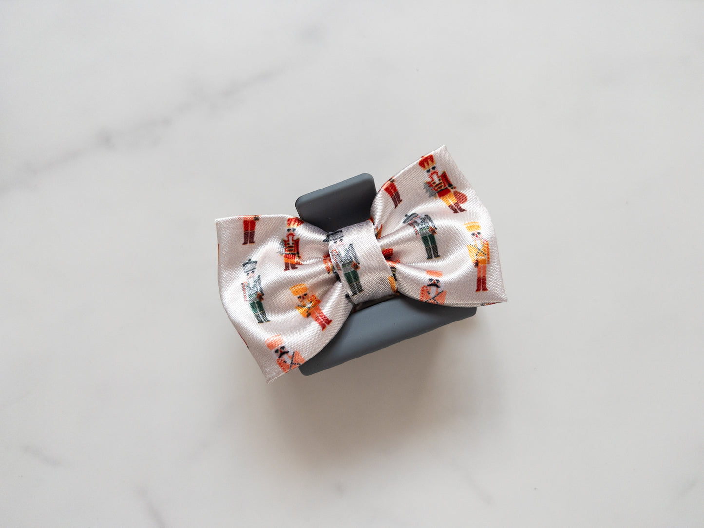 Nutcracker Suite Satin Bow Claw Clip