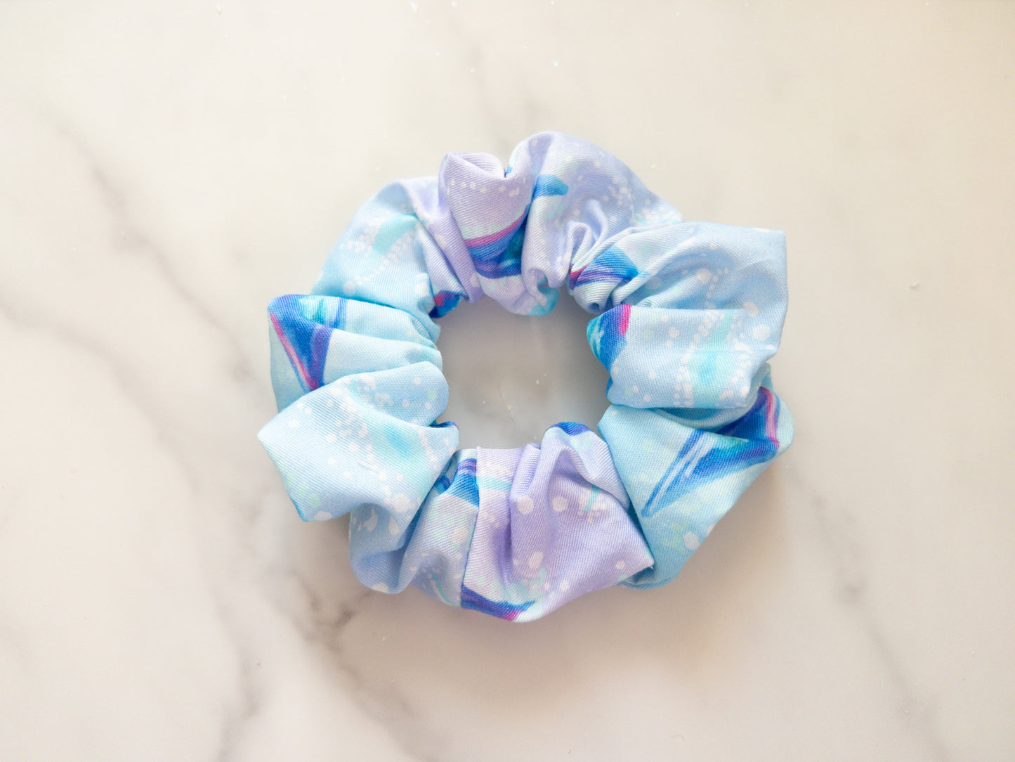 Ice Crystals Scrunchie