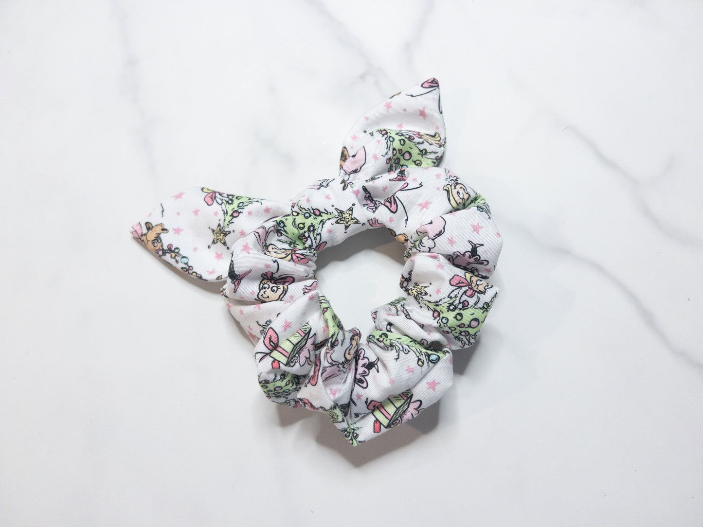 Stolen Christmas Bow Scrunchie