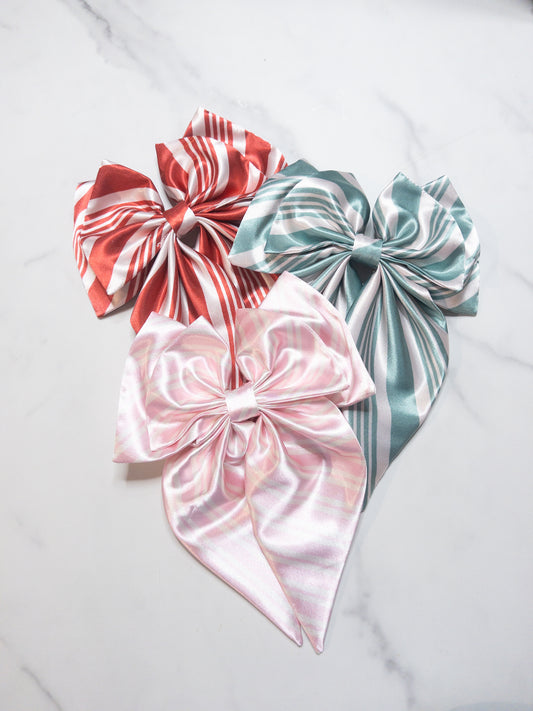 Candy Cane Eloise Bow