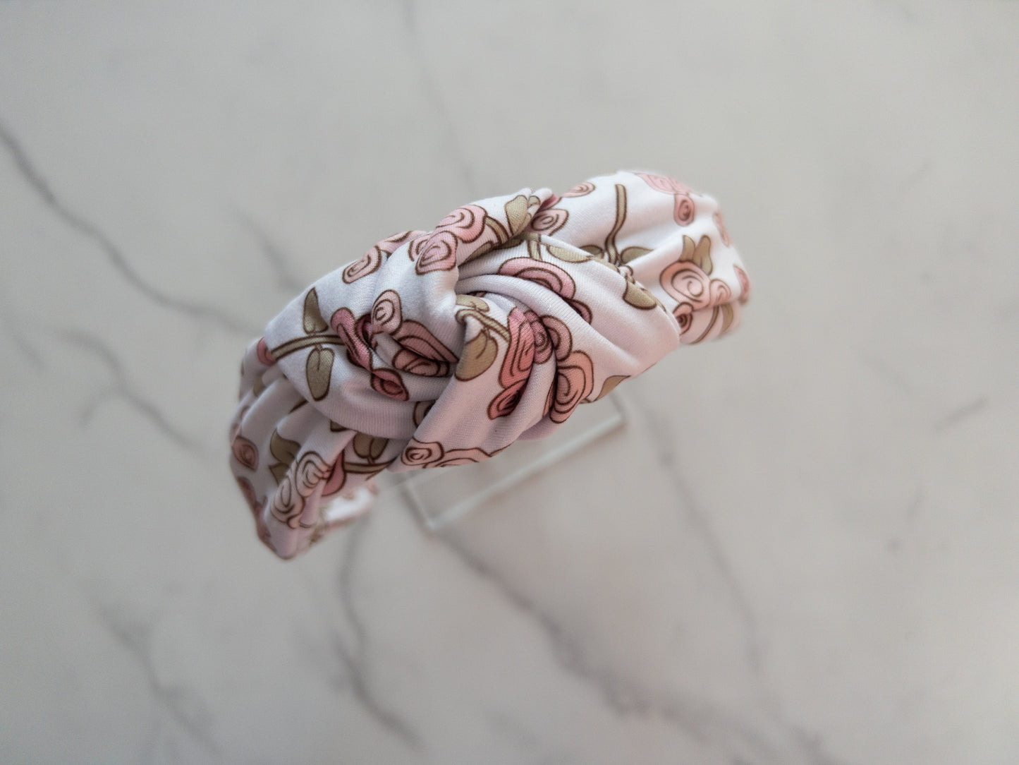 Magical Roses Top Knot Headband