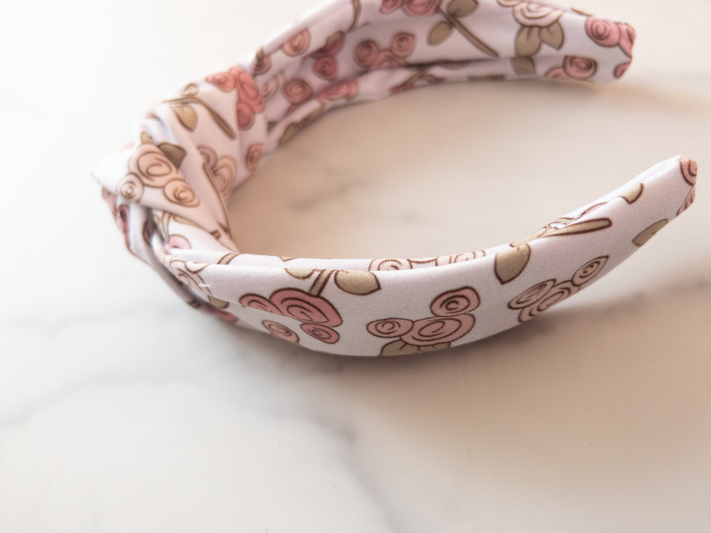 Magical Roses Top Knot Headband