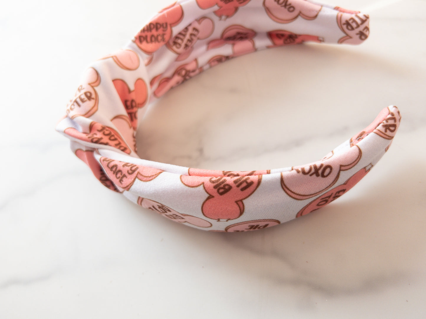 Mousey Sweethearts Top Knot Headband