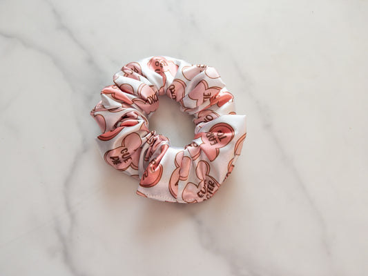 Satin Mousey Sweethearts Scrunchie