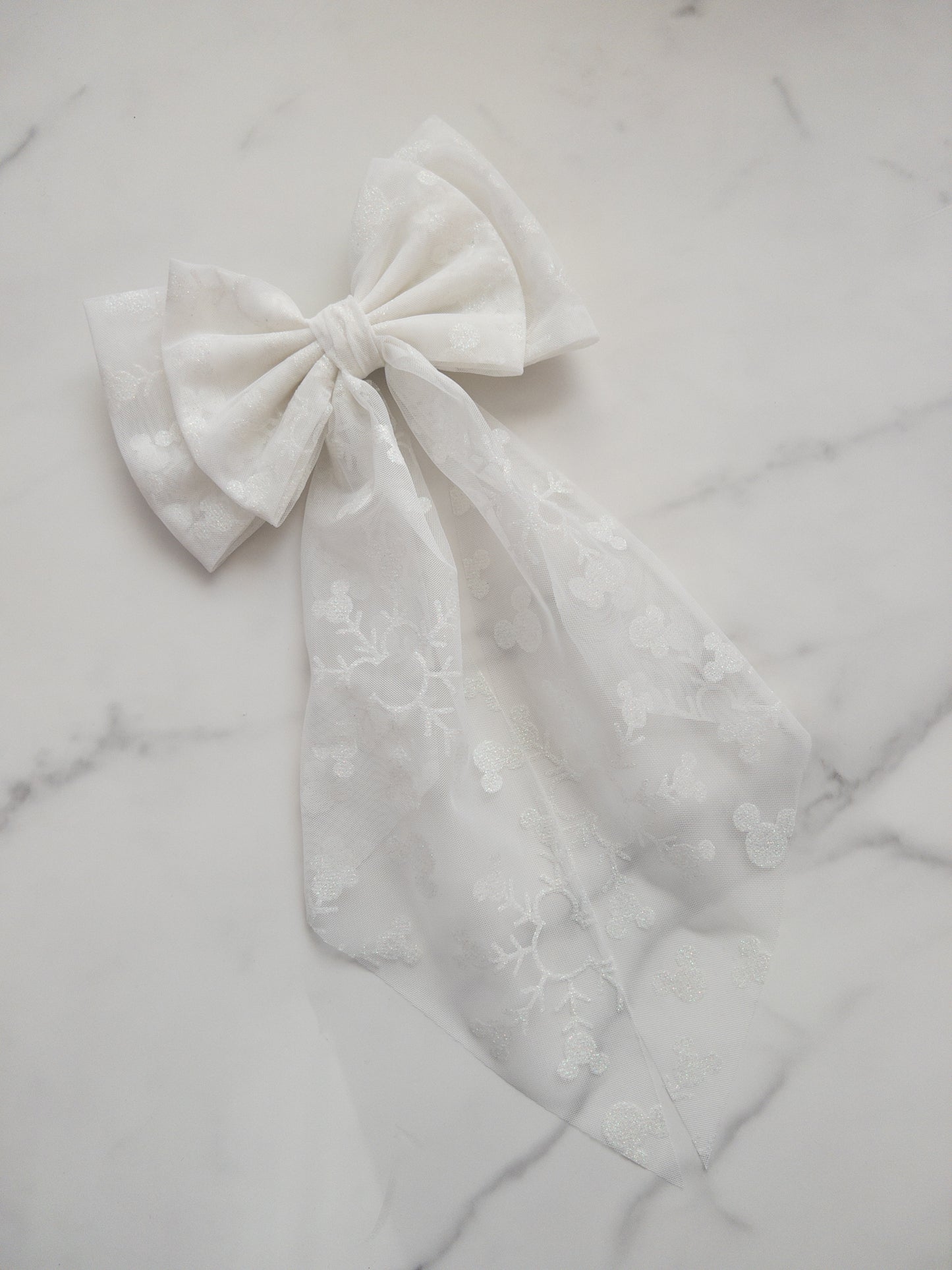 Mouseflakes Tulle Hair Bow