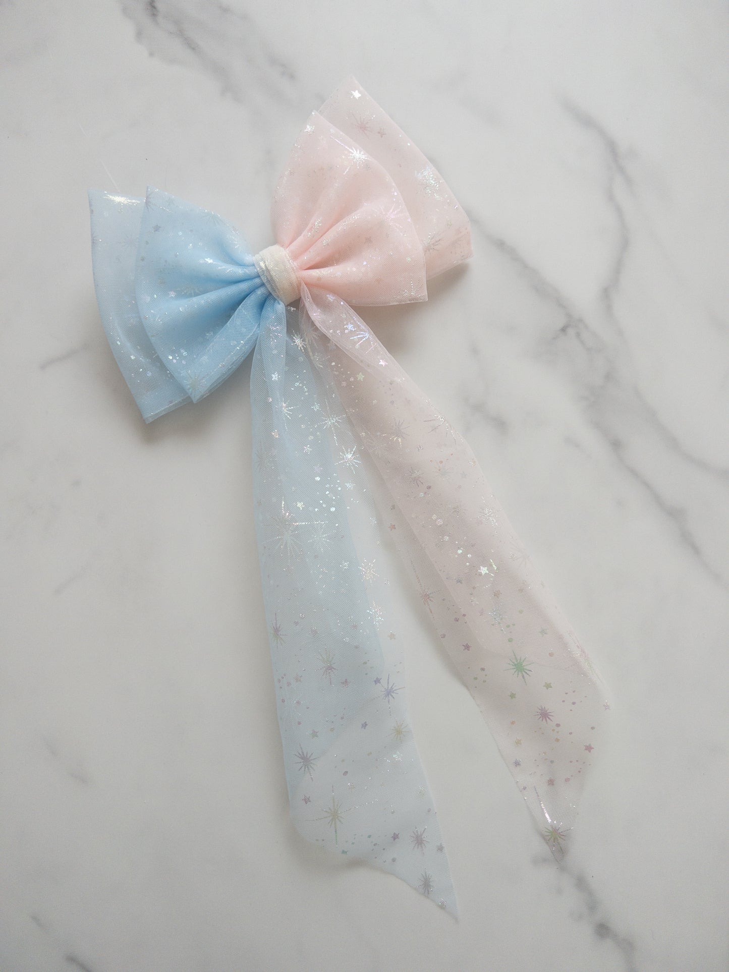 Make It Pink, Make It Blue Pixie Dust Hair Bow