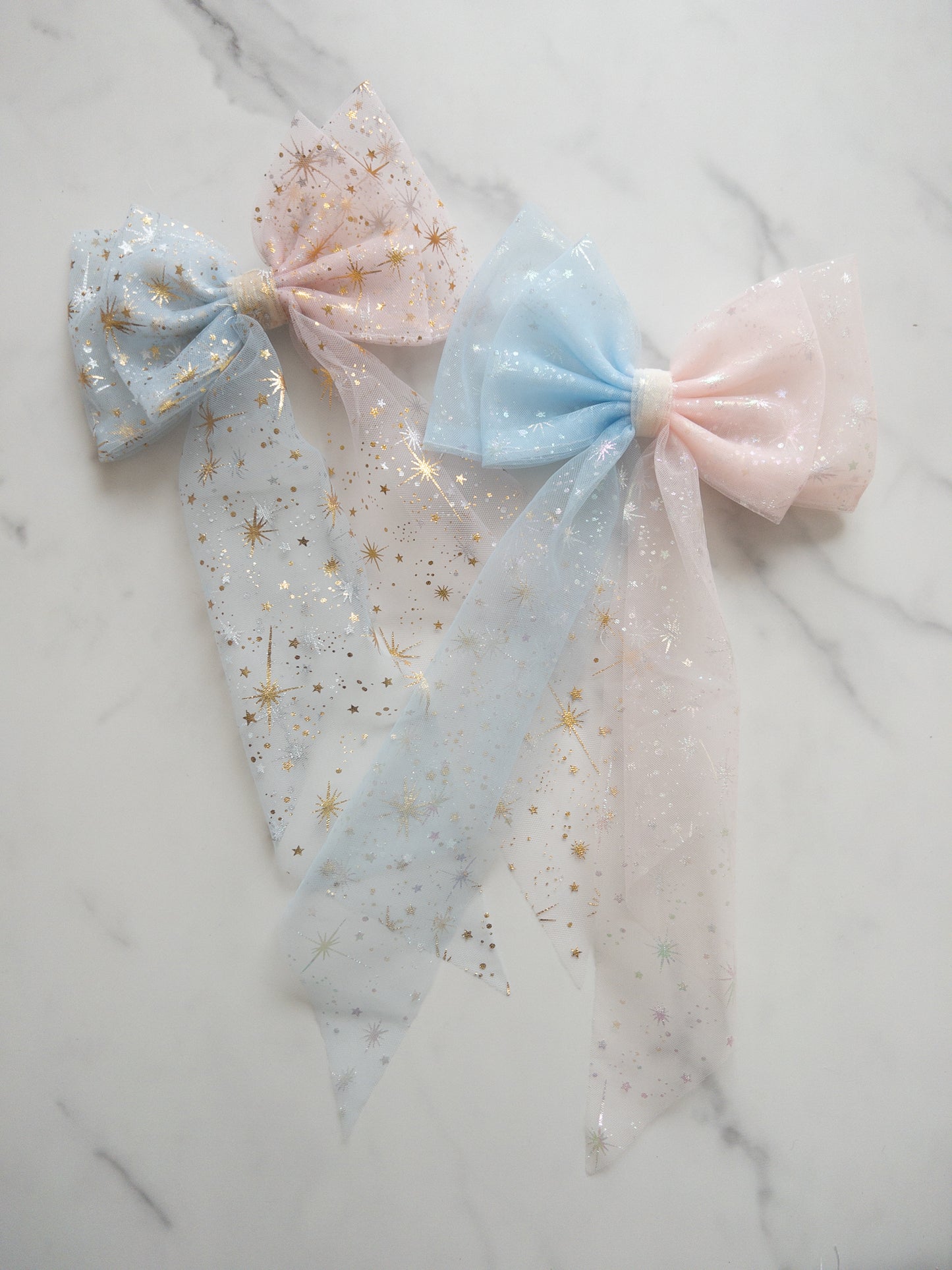 Make It Pink, Make It Blue Pixie Dust Hair Bow