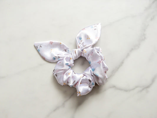 Satin Garden Festival Bow Scrunchie