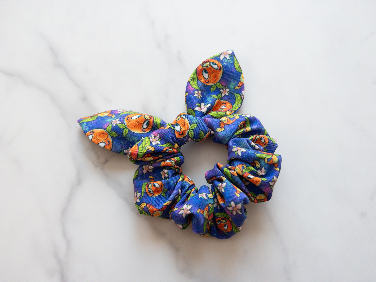 Tropical Bird Bow Scrunchie