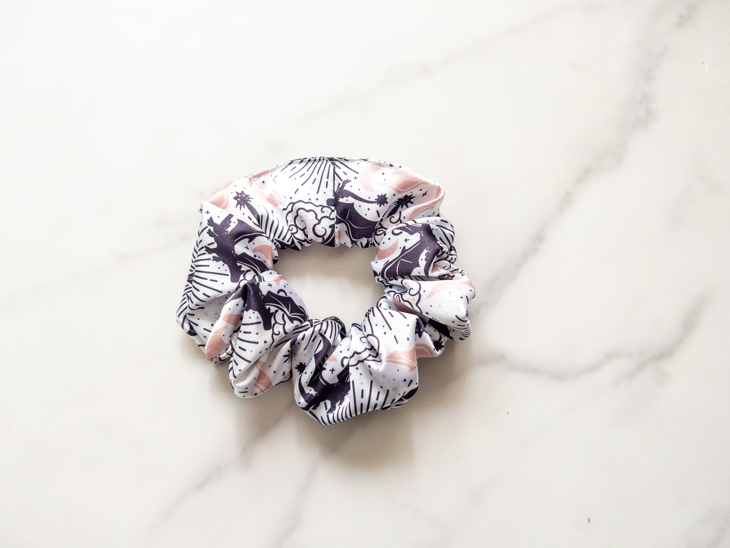 Satin Dragons Scrunchie