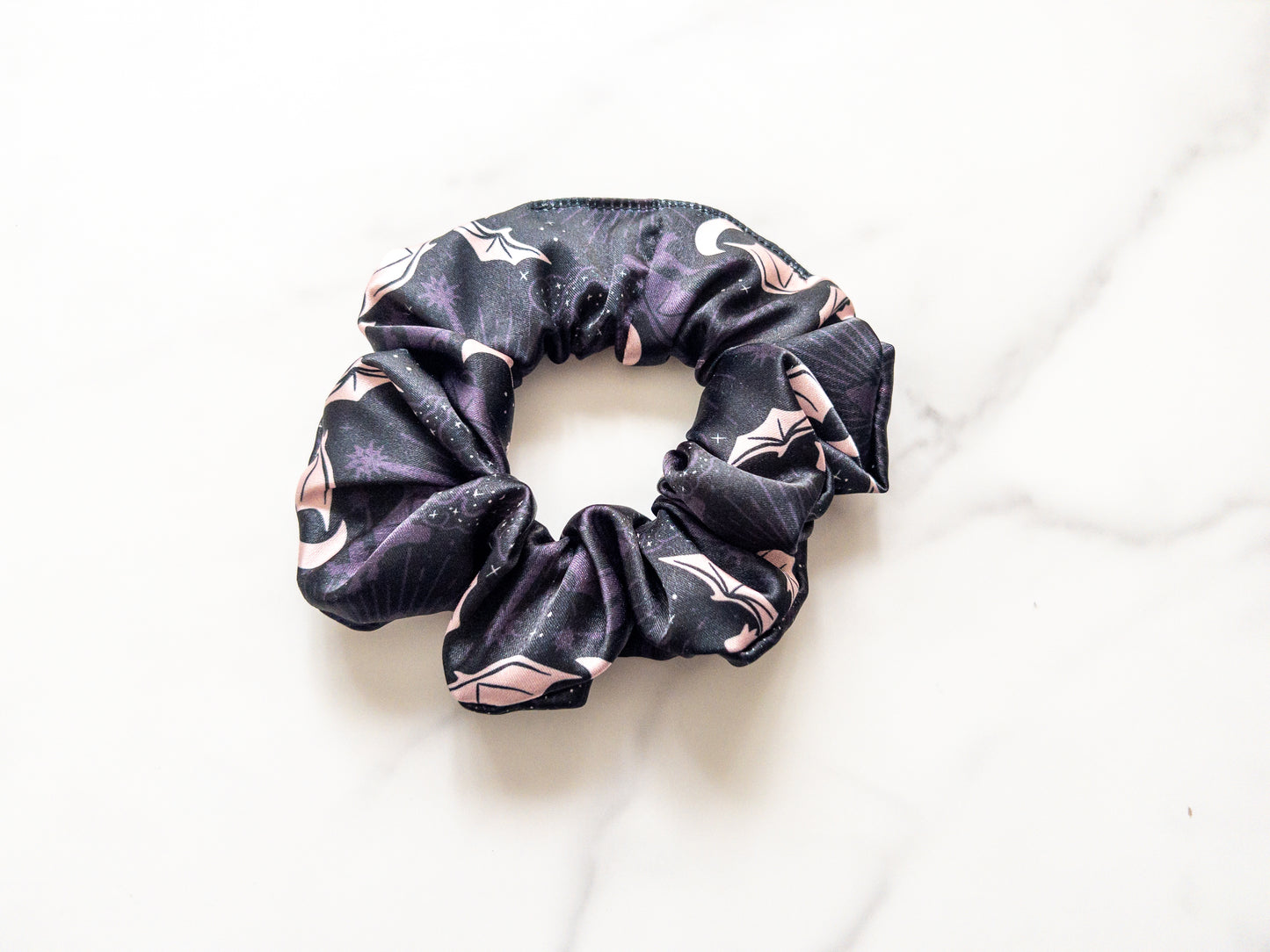 Satin Dragons Scrunchie