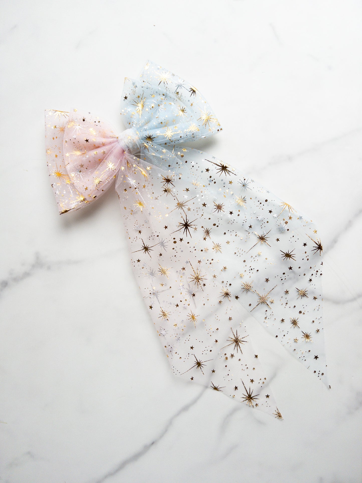 Make It Pink, Make It Blue Pixie Dust Hair Bow