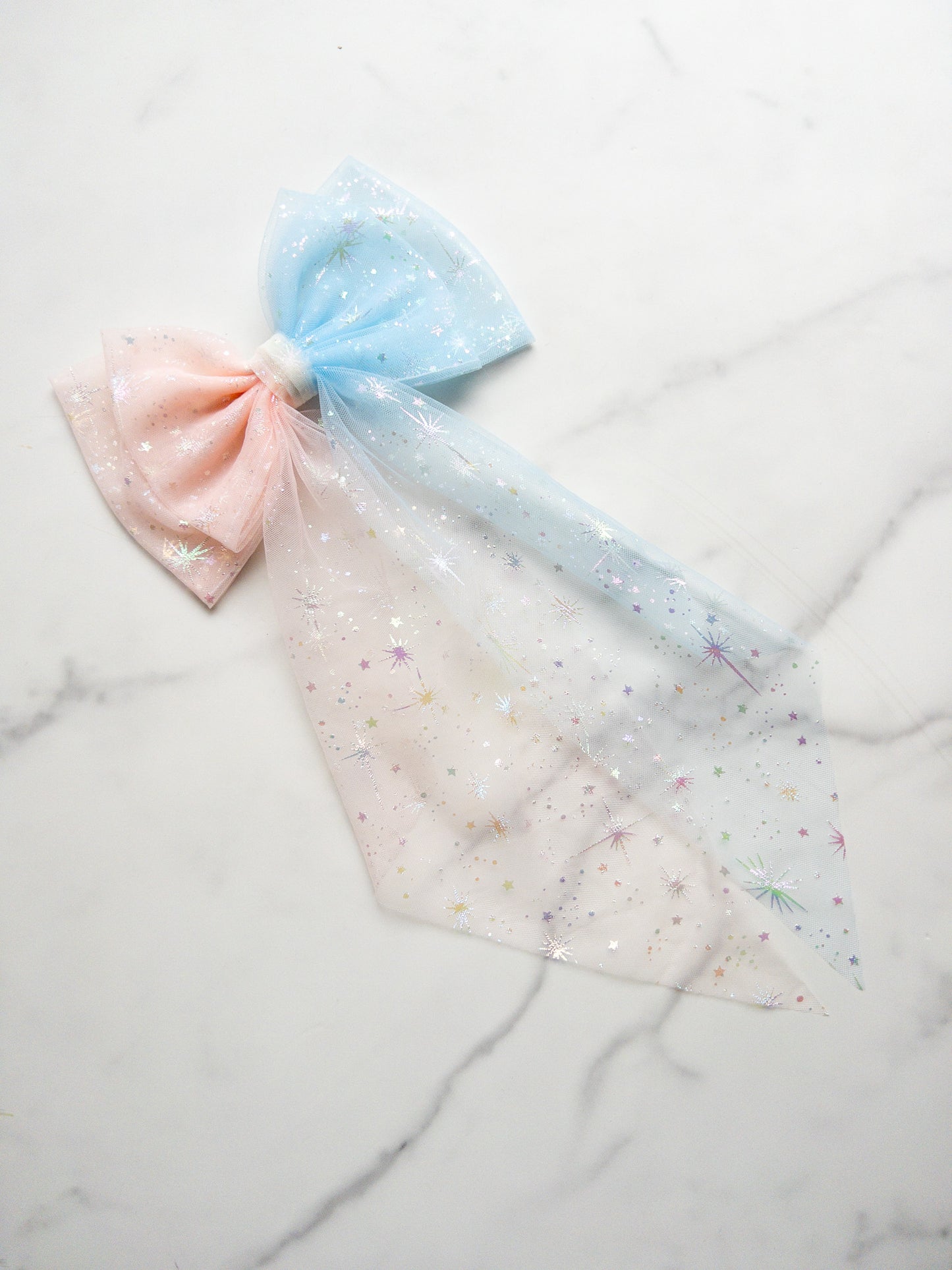 Make It Pink, Make It Blue Pixie Dust Hair Bow