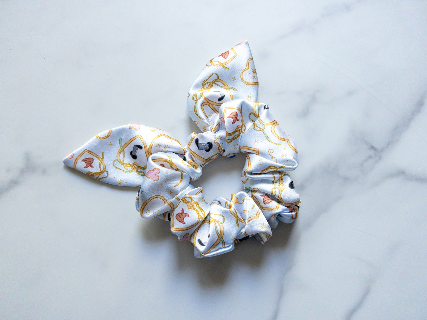 Satin Through The Years Bow Scrunchie