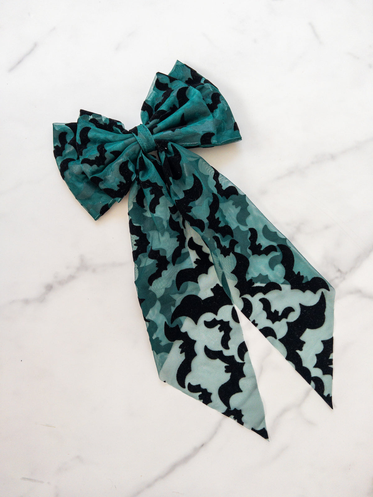 Freakin' Bats Tulle Hair Bow