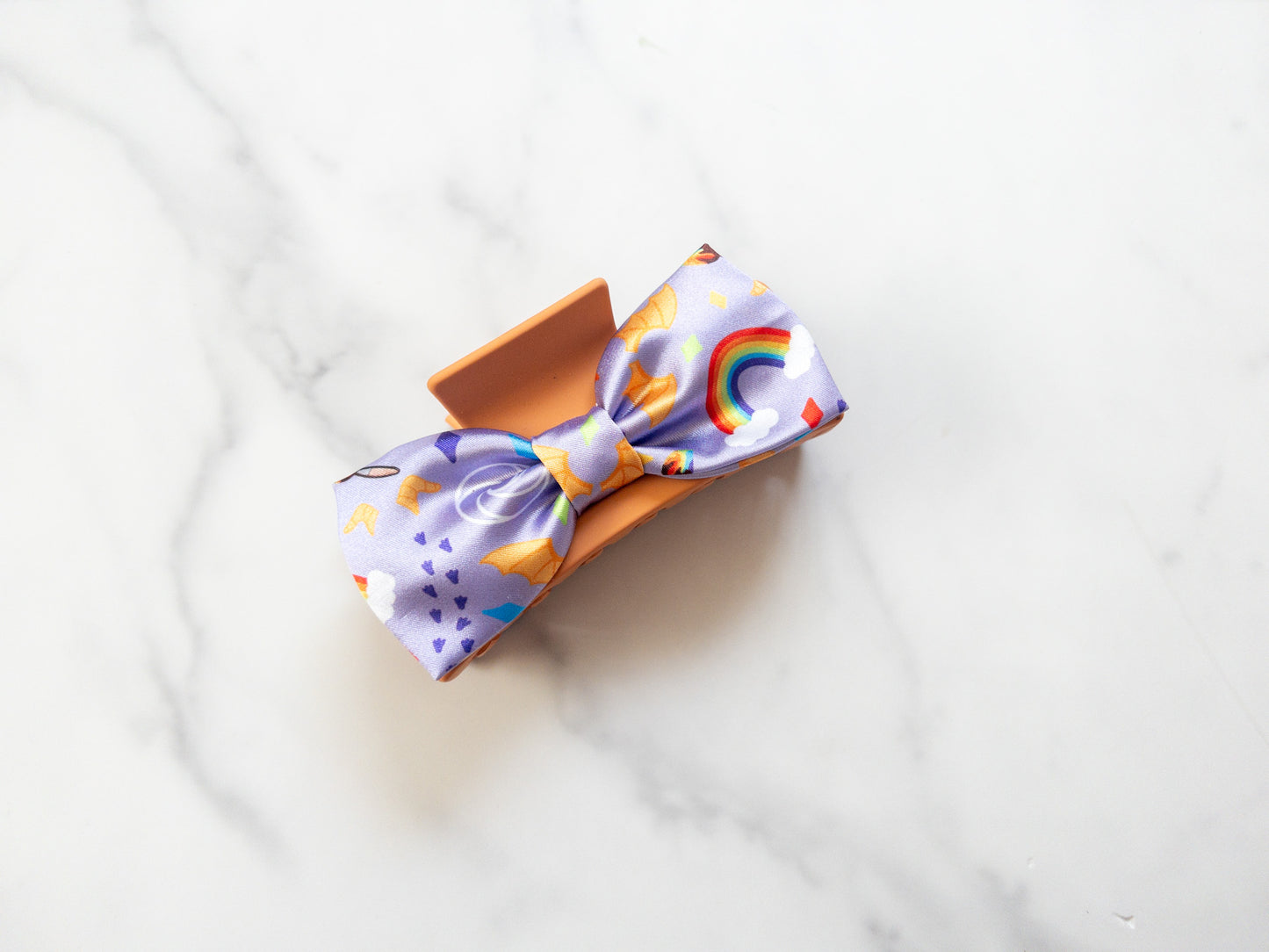 Imagination Satin Bow Claw Clip