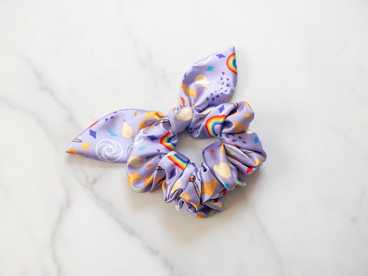 Satin Imagination Bow Scrunchie
