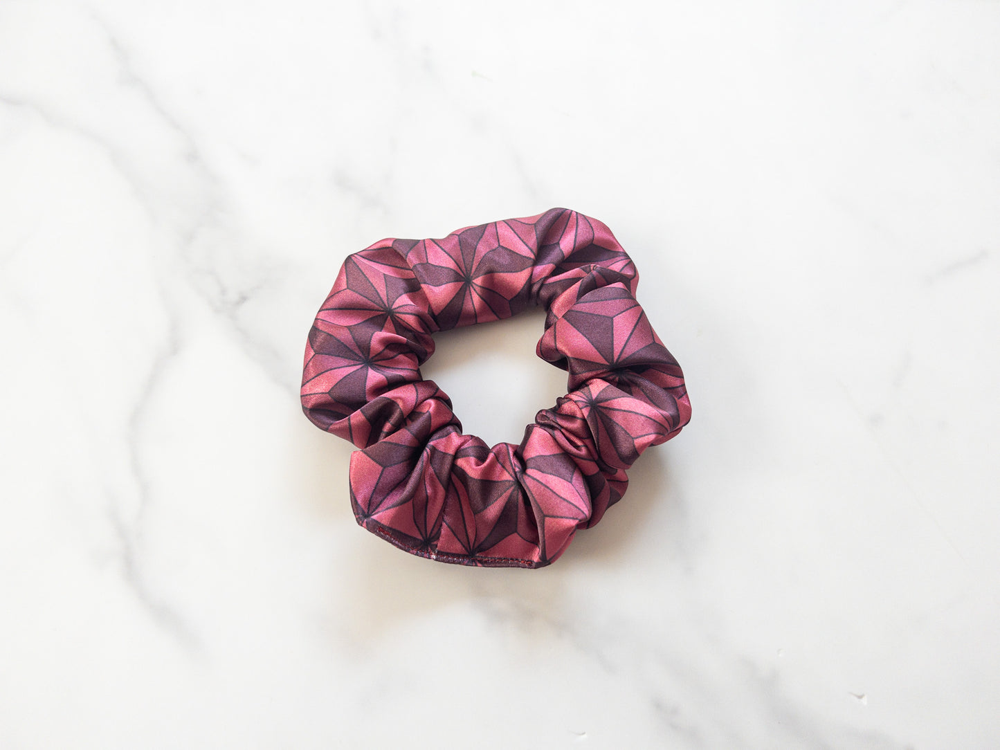 Satin Wine & Miraculous Scrunchie