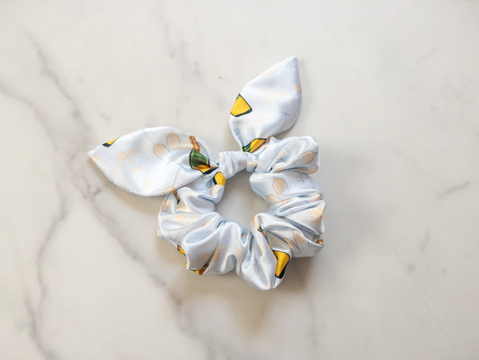 Satin Liquid Pixie Dust Bow Scrunchie