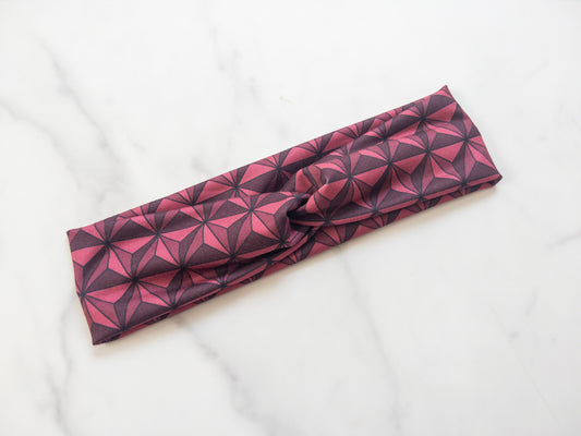Wine & Miraculous Stretch Twist Headband