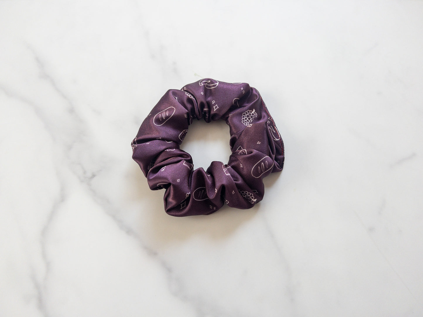 Satin Little Chef Festival Scrunchie