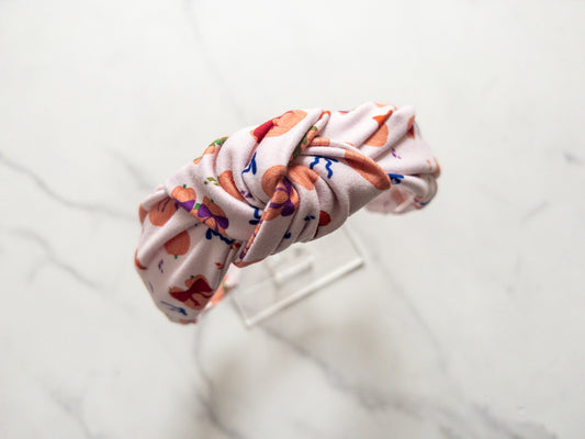 Coquette Pumpkins Top Knot Headband