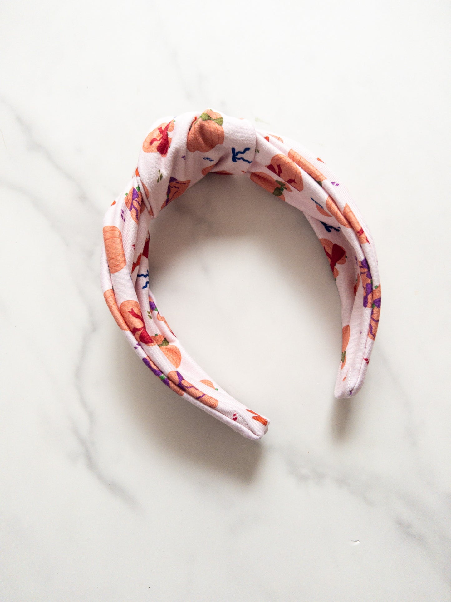 Coquette Pumpkins Top Knot Headband