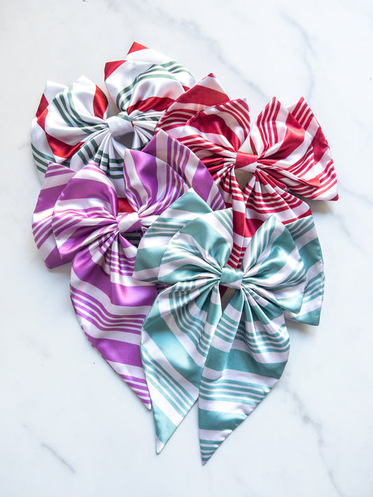 Candy Cane Eloise Bow