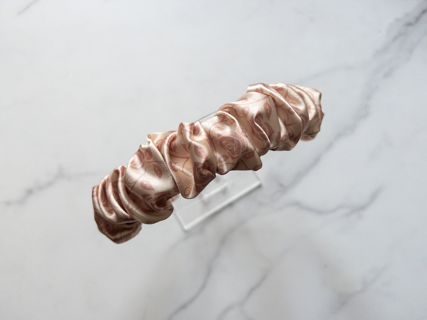 Christmas Beauty Satin Scrunchie Headband